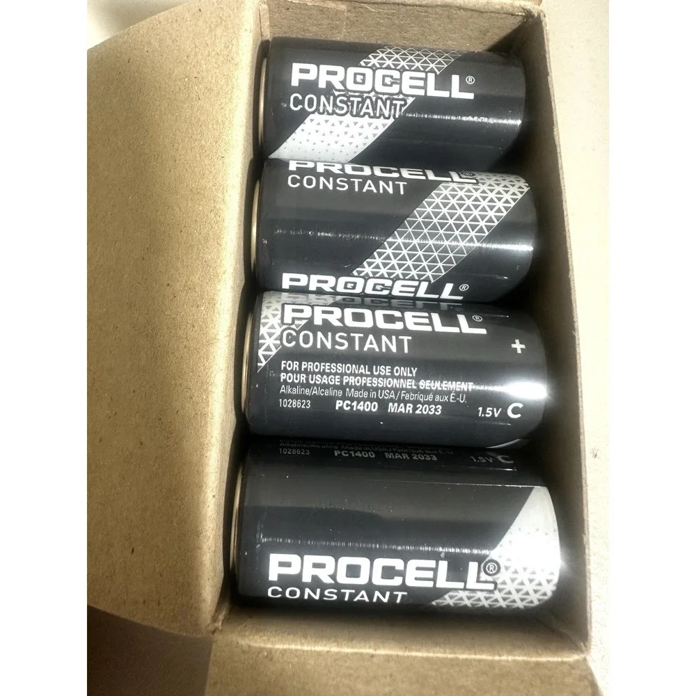 Procell C‎ Batteries 12 Pack Industrial Constant Exp 2033 New Pro Duracell